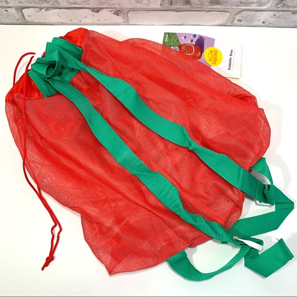 Sun Squad Red Watermelon Foldable Mesh Tote Bag - NWT - Picture 4 of 7